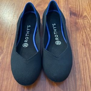 Rothy's Black Flat, size 7